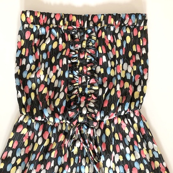 My Stacey - Strapless Printed Romper - Picture 3 of 3
